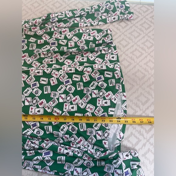 Toss Designs DREAMING OF MAHJONG PAJAMAS Set Rayon Blend Soft  Size Large - Picture 5 of 9